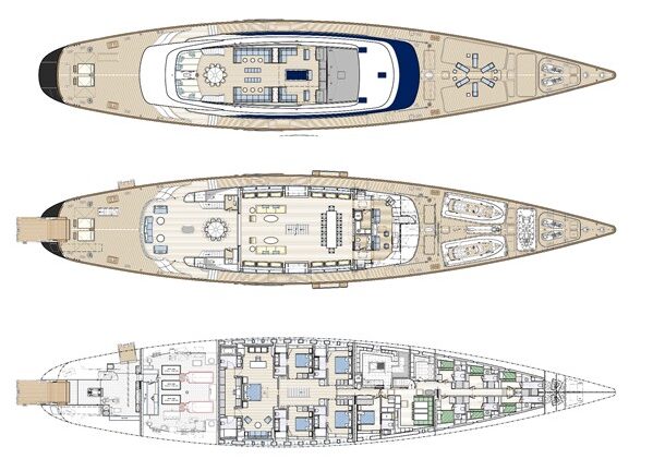 Technical detail 70mt sybaris dep sybaris