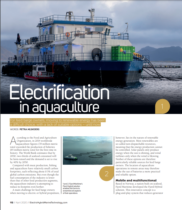 Fishery electrification electric and hybrid