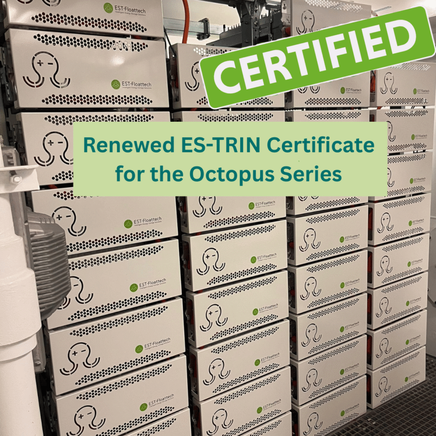 Renewed es trin certificate for the octopus series